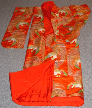 photo of knockout wedding kimono