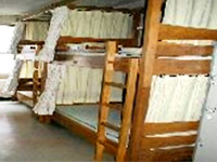 photo of hostel bunk beds