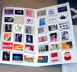 souvenir booklet with stickers